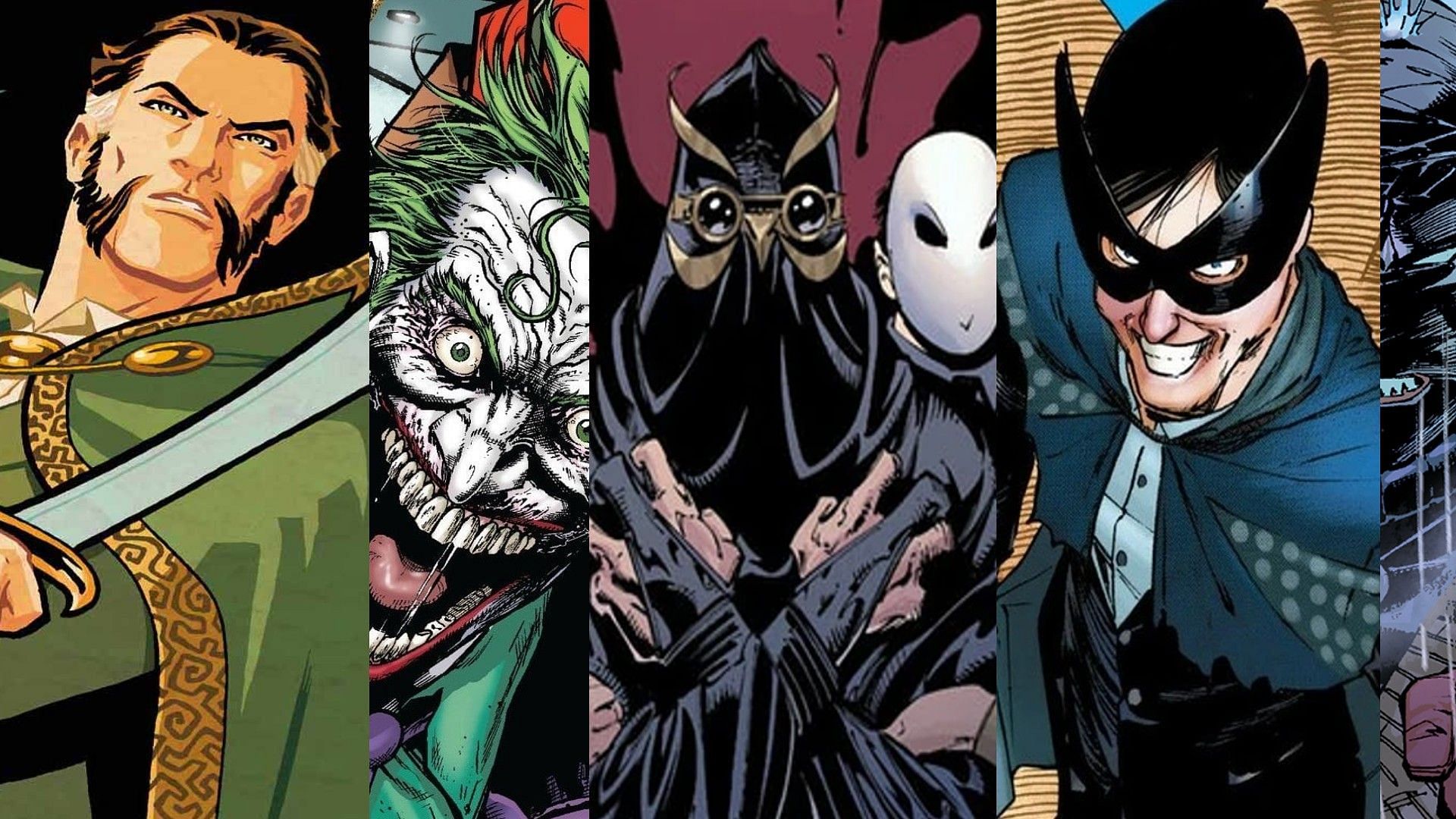 Various character&#039;s from Batman&#039;s Rogue&#039;s Gallery (Images via DC Comics)