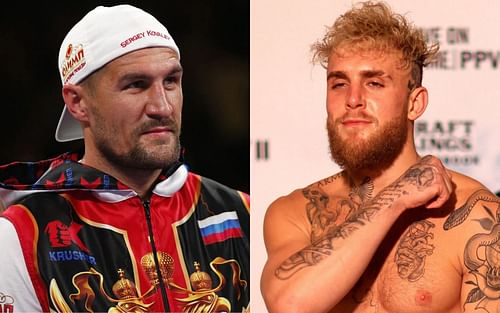 Sergey Kovalev (left) and Jake Paul (right)