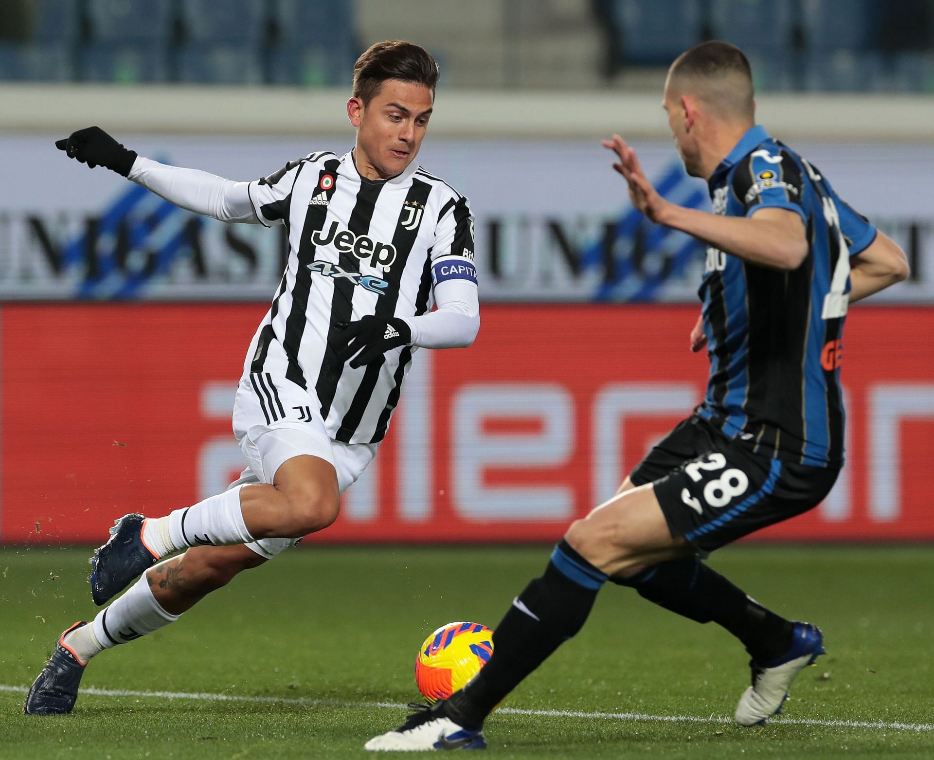 Paulo Dybala (left) is likely to leave Juventus this summer.