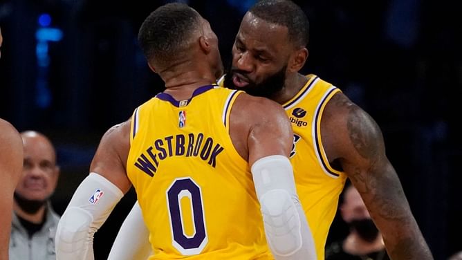 "LeBron has played with lots of stars; he’s worked with all of them, except Westbrook" - Colin Cowherd goes in on Russell Westbrook for his inability to make it work with star players