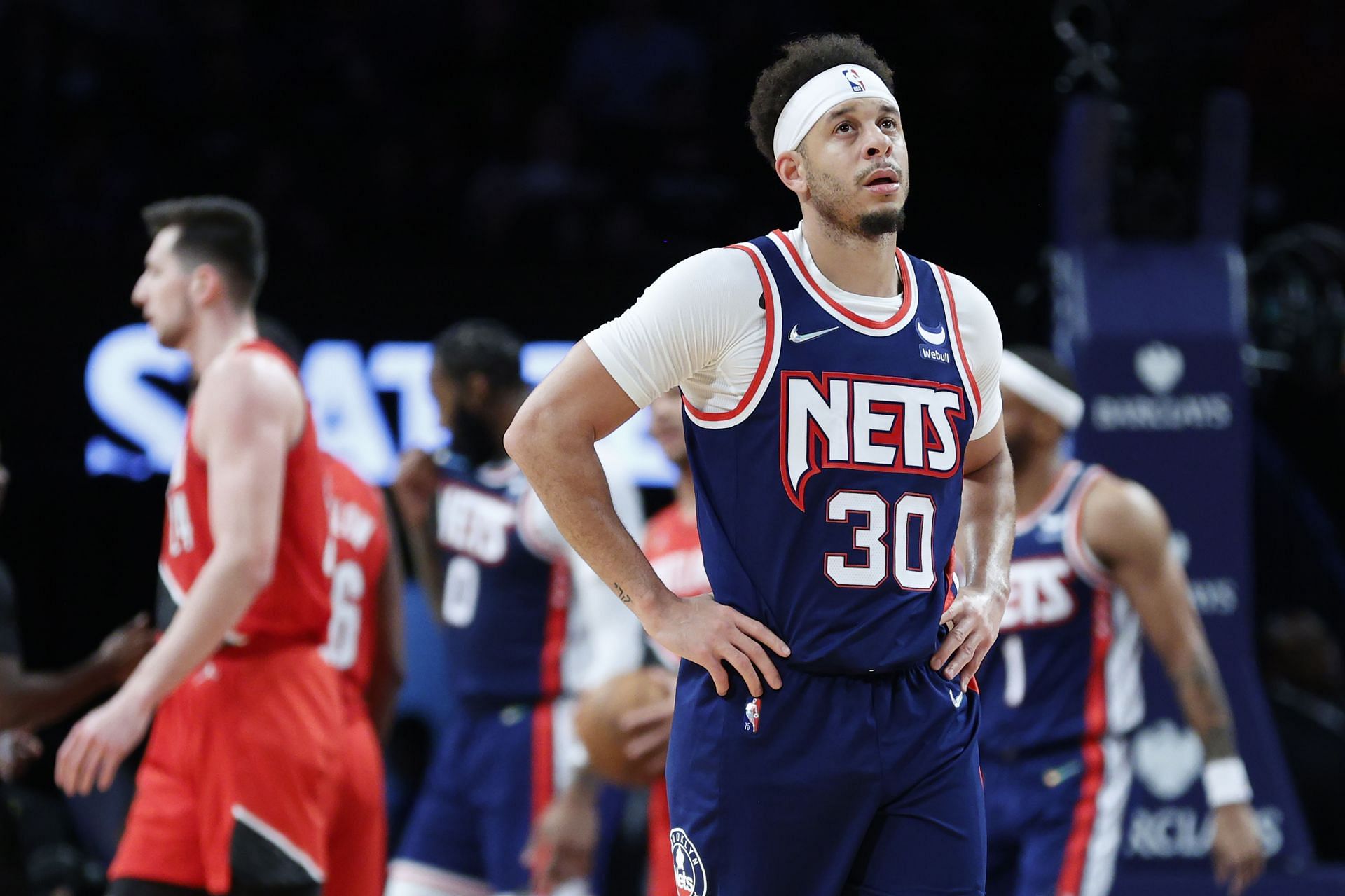 Brooklyn Nets guard Seth Curry