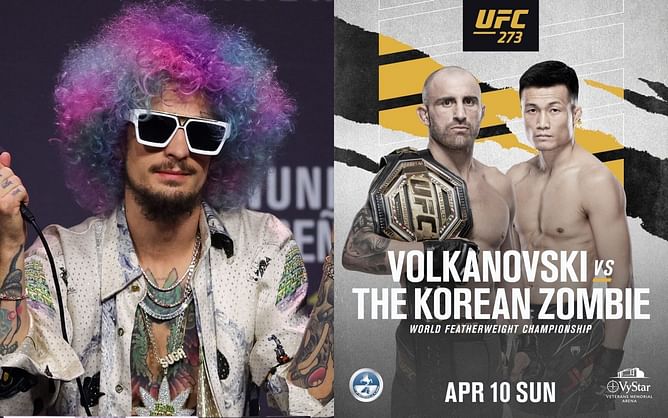 "That's a sweet fight"- Sean O'Malley previews Alexander Volkanovski vs 'The Korean Zombie' title fight at UFC 273
