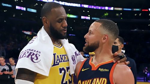 LeBron James called Steph Curry the "king of basketball in North Carolina" when the latter was playing college ball at Davidson. [Photo: NBA.com]