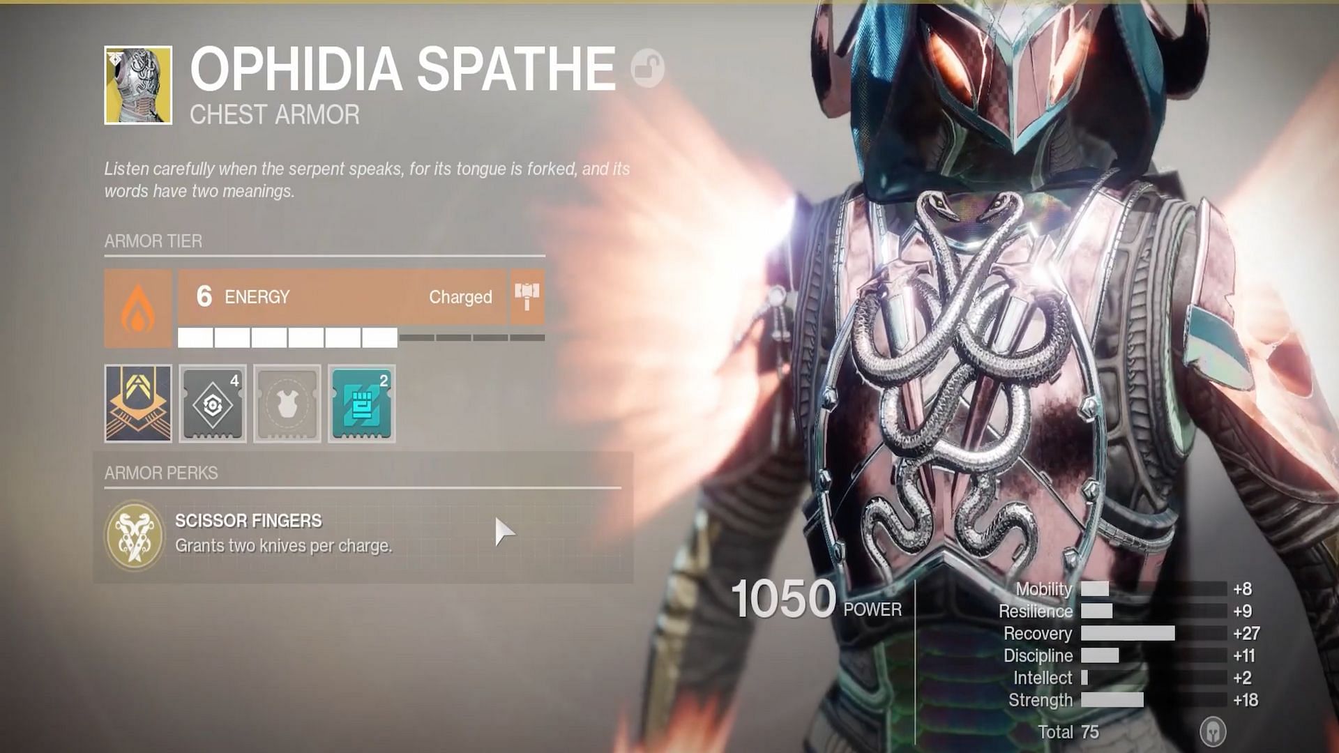 Get the powerful Ophidia Spathe through world drops or by purchasing from Xur (Image via Nogardborn/YouTube)