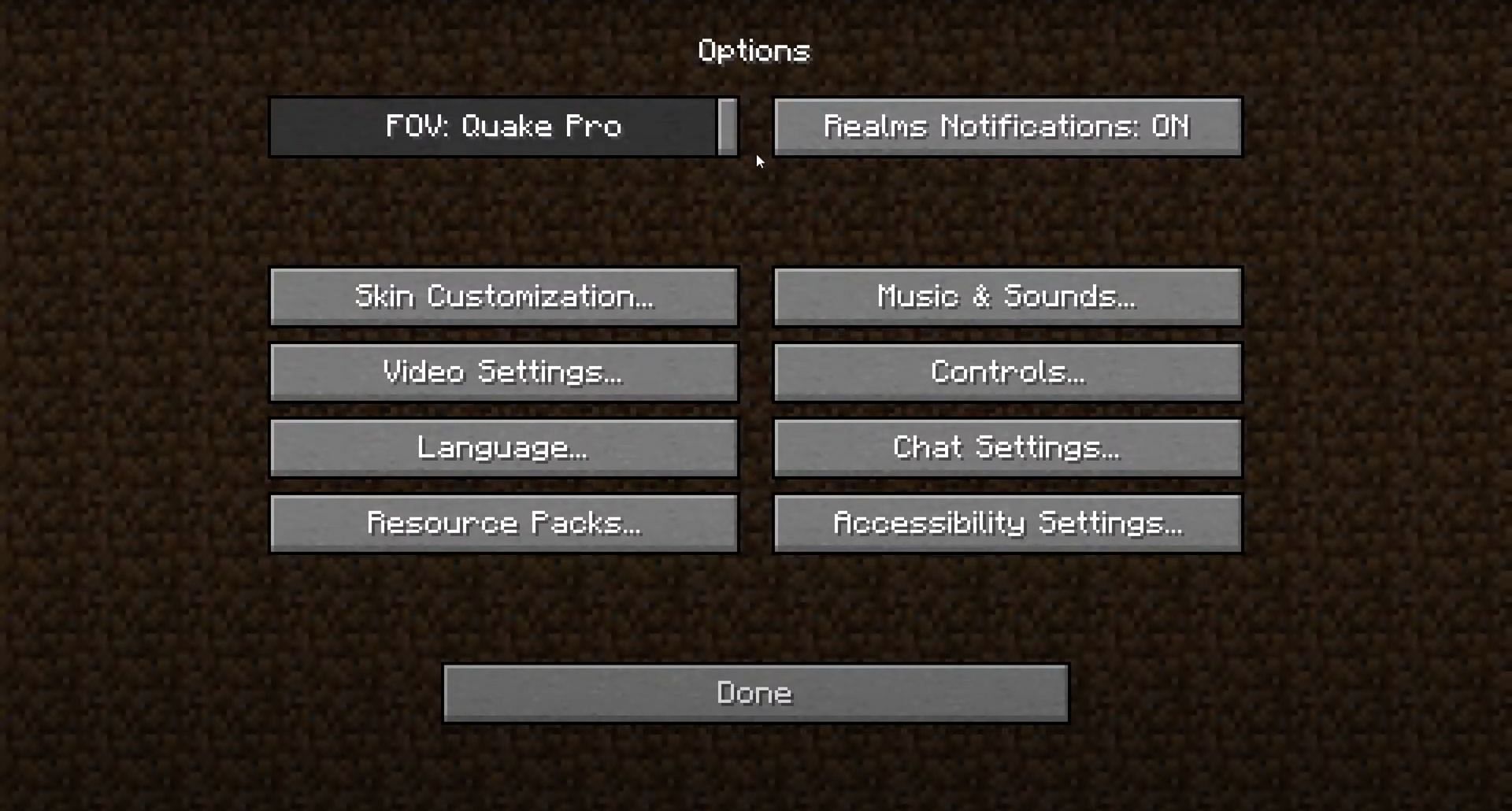 Players of Minecraft can easily adjust their Field of View (FOV) (Image via MaxGamer7/YouTube)