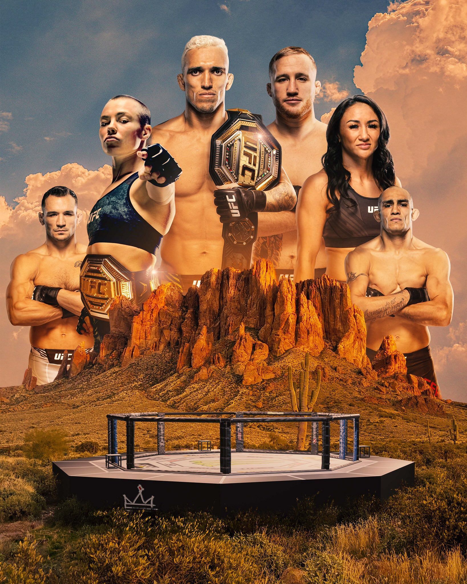 UFC 274 fan-made poster [Image via @konartistdesign on Twitter]