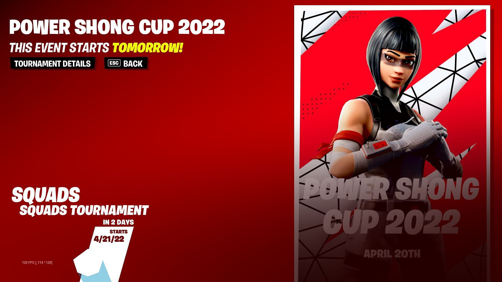 The cup will host matches for three hours (Image via Epic Games)