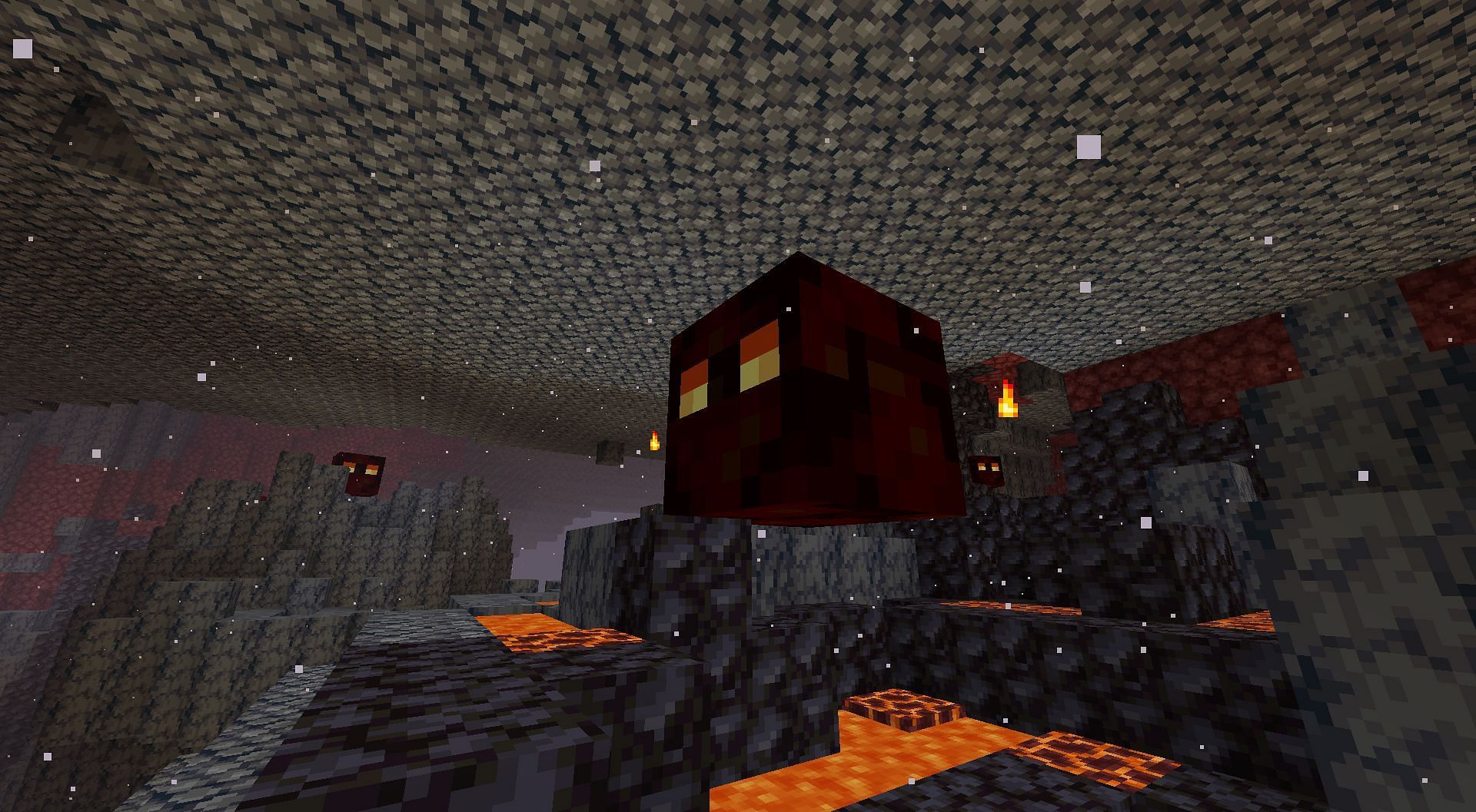 Magma Cube gives magma cream (Image via Minecraft)