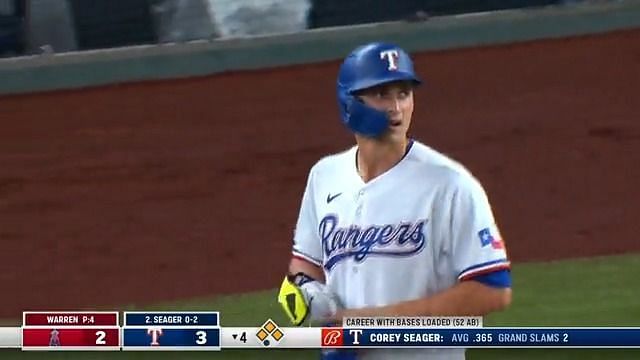 Los Angeles Angels intentionally walk Corey Seager with bases loaded