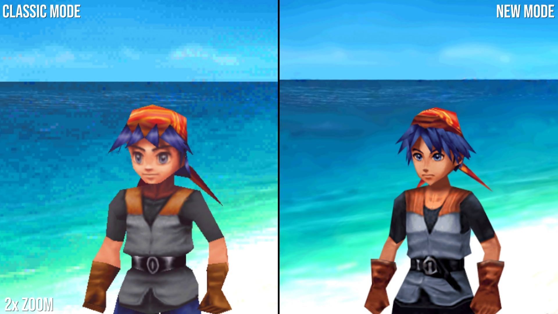 Chrono Cross: The Radical Dreamers Edition - All Screen Types Comparison  (Normal, Full and Zoomed) 