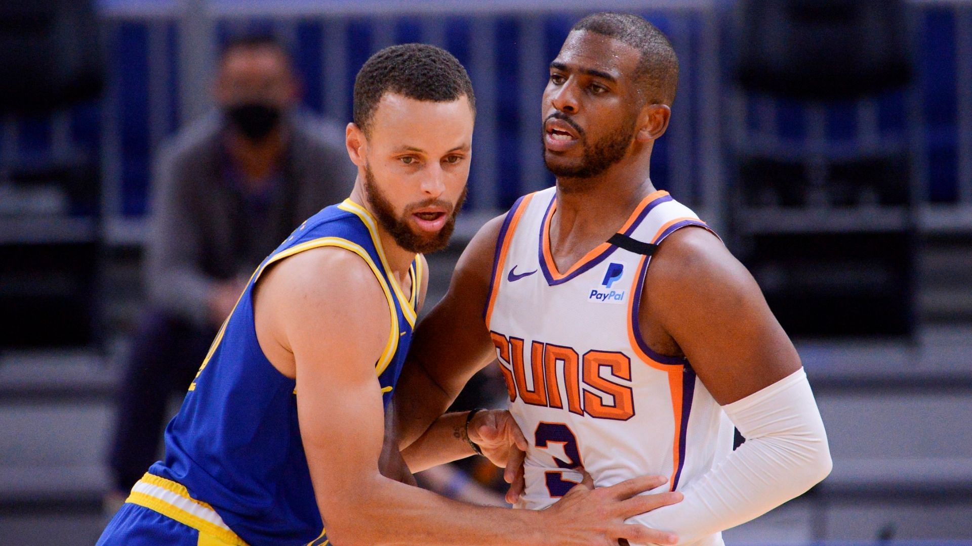 Steph Curry and Chris Paul could renew their rivalry in the playoffs this year. [Photo: Sporting News]