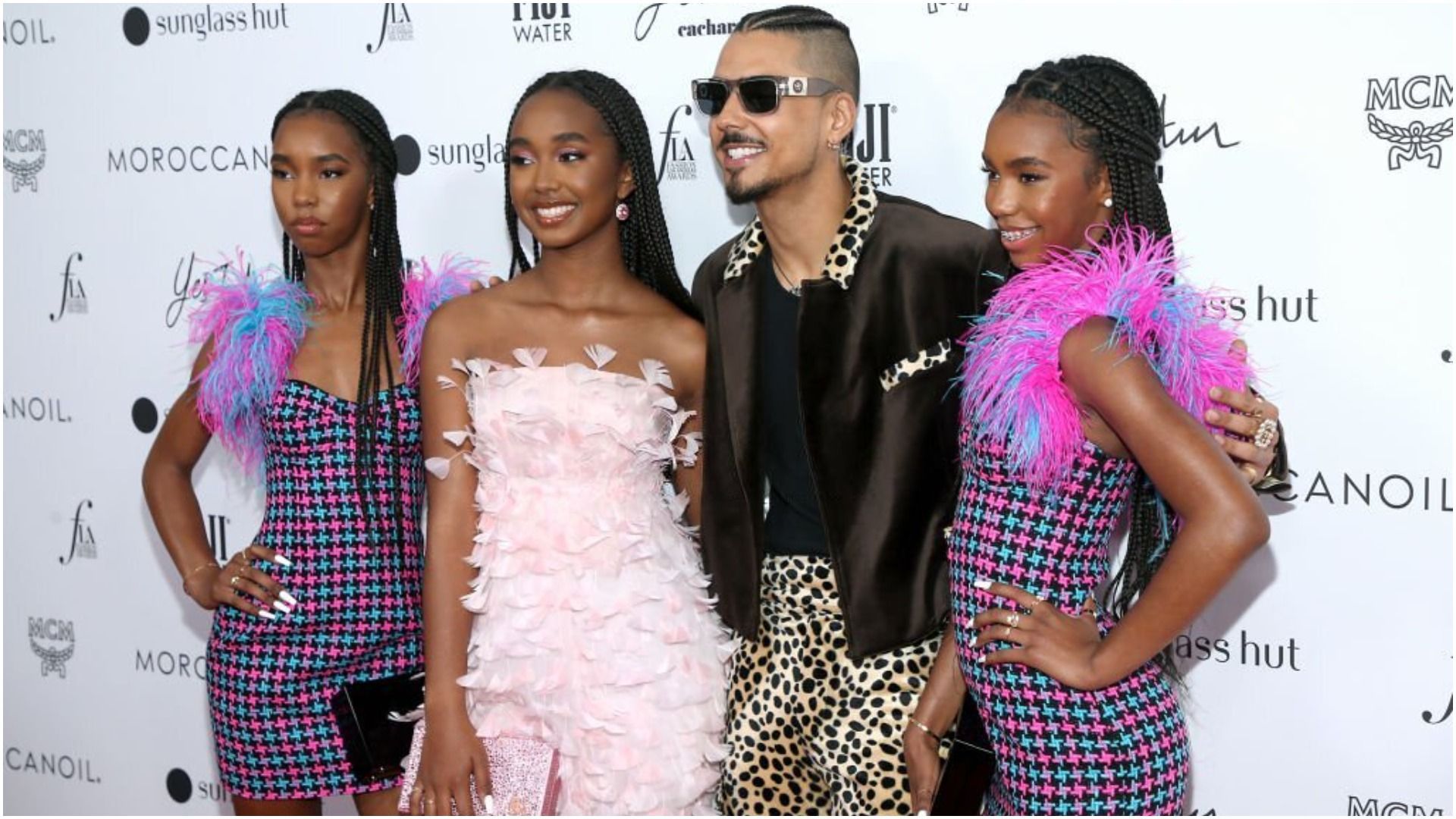 D&#039;Lila Combs, Chance Combs, Quincy Brown, and Jessie Combs attend The Daily Front Row&#039;s 6th Annual Fashion Los Angeles Awards (Image via Phillip Faraone/Getty Images)