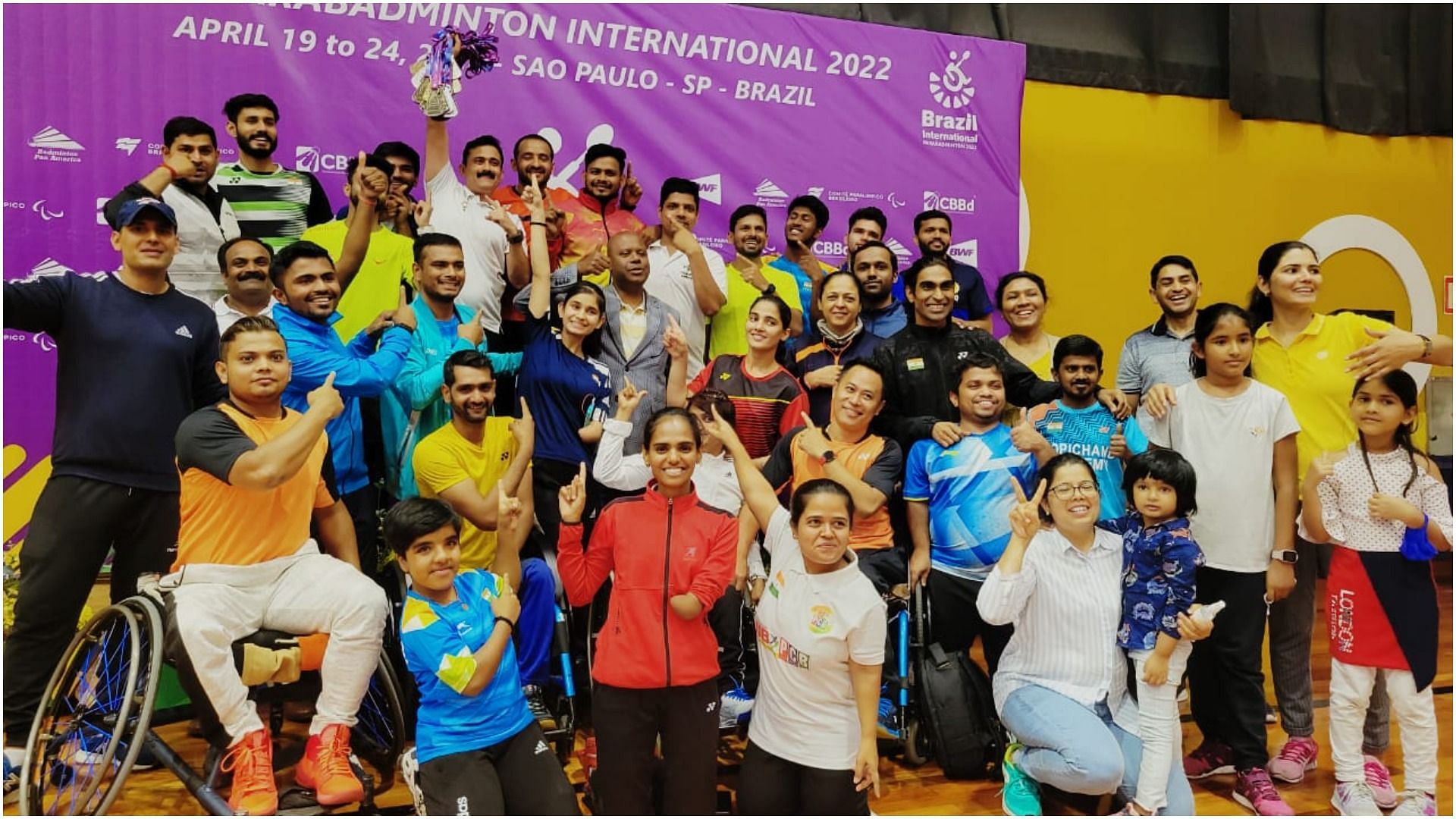 Brazil Para Badminton International 2022 (Pic Credit: Paralympics India)