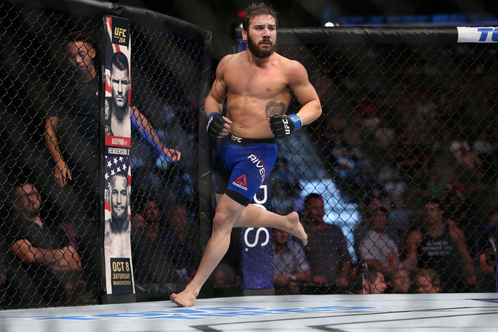 UFC 203: Jimmie Rivera entering the octagon