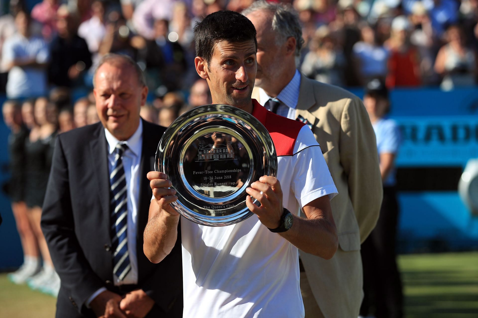 Novak Djokovic has finished as the runner-up twice at the Queen&#039;s Club Championships