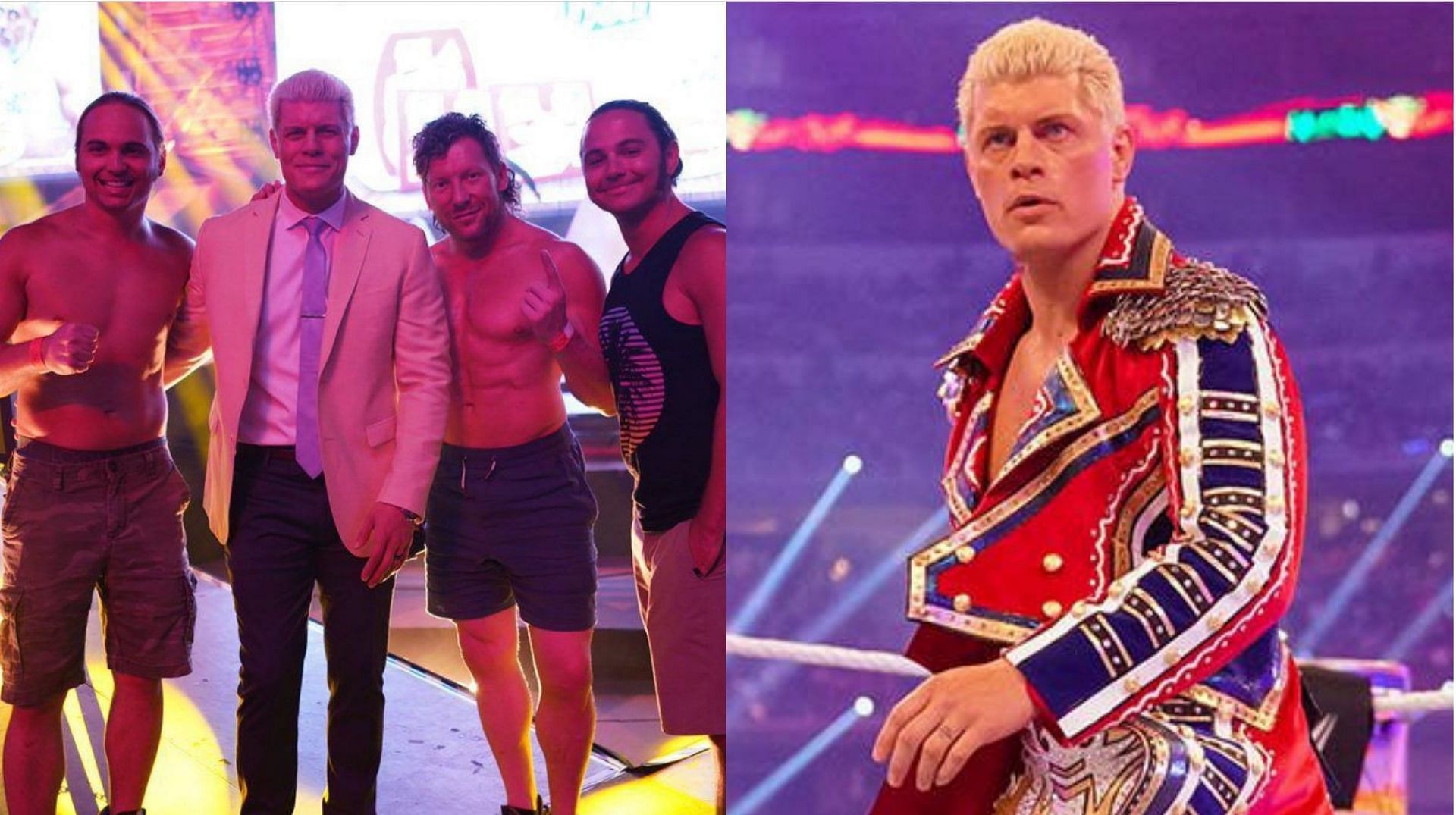 Cody Rhodes with Kenny Omega and The Young Bucks!