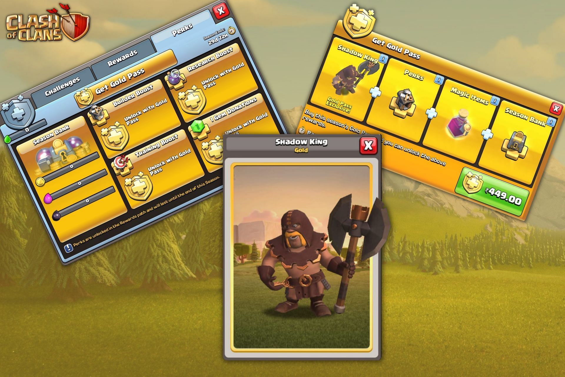 April Gold Pass in Clash of Clans Rewards and More