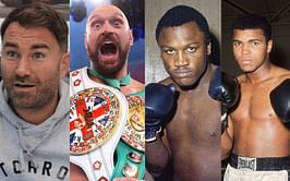 "Don't talk about him in the same breath as Muhammad Ali and Joe Frazier" - Eddie Hearn on Tyson Fury's status in boxing history
