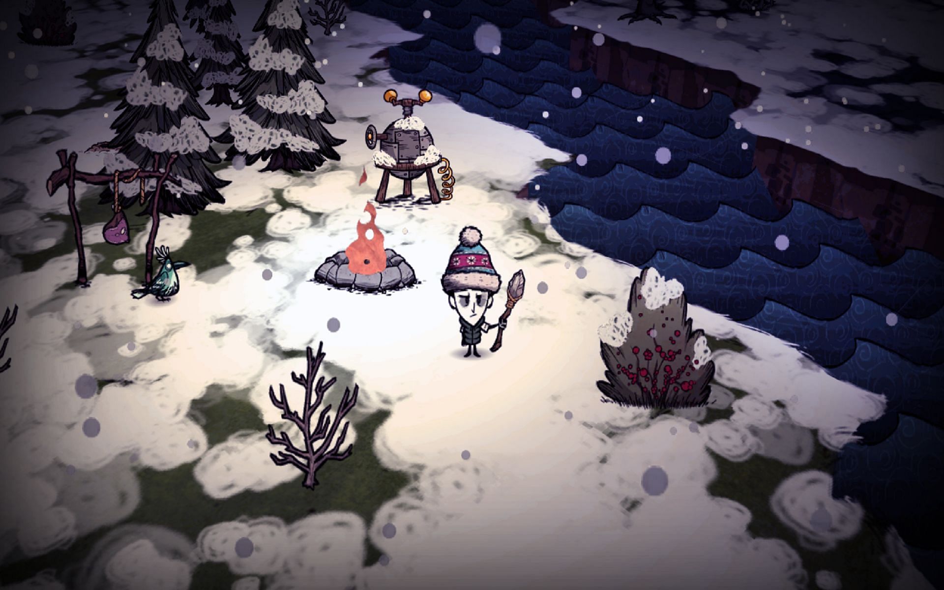 There are multiple ways of avoiding death in Don&#039;t Starve (Image via Klei Entertainment)