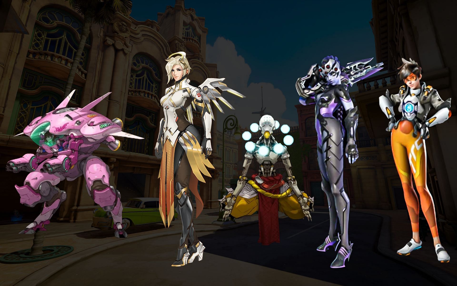 Confirmed characters in Overwatch 2 (Image via Sportskeeda)