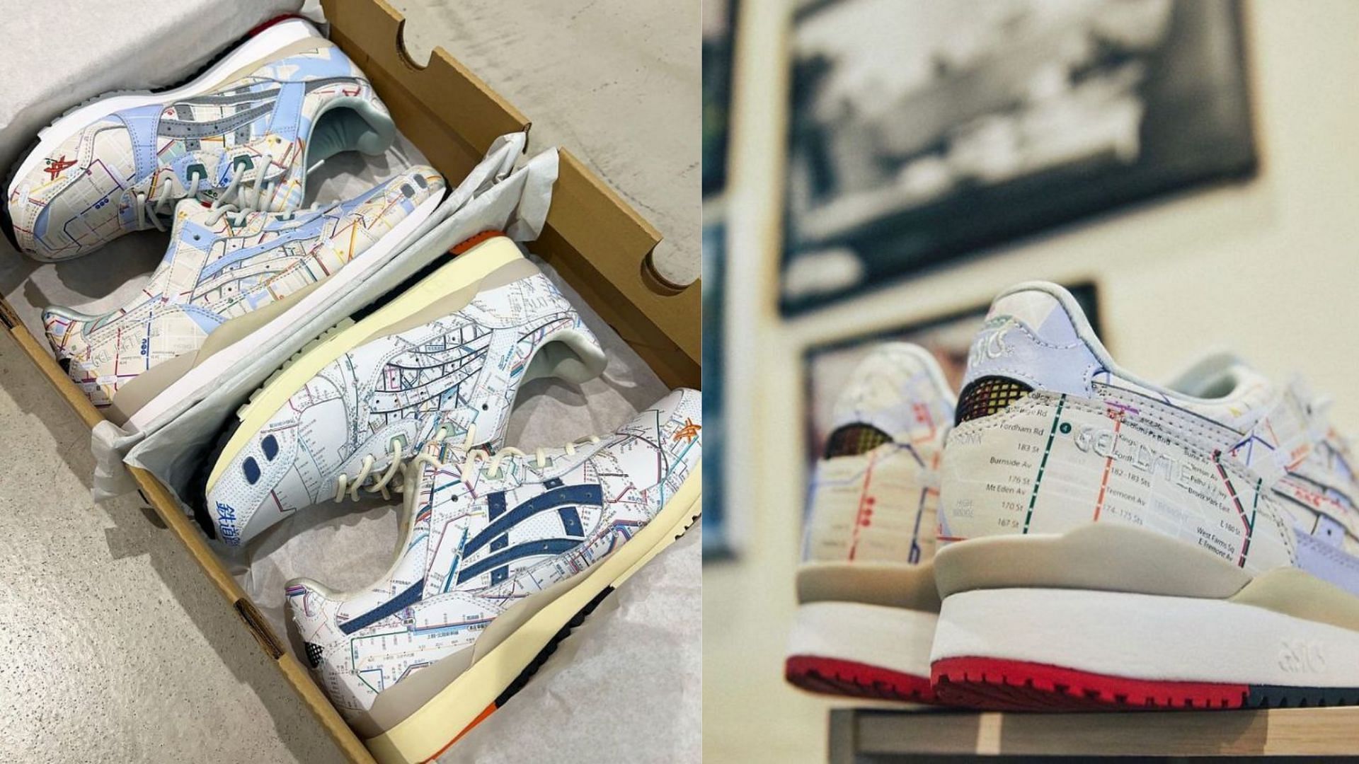 ASICS x Atmos came together for recreating signature Gel Lyte III sneakers (Image via Instagram/@atmosusa)