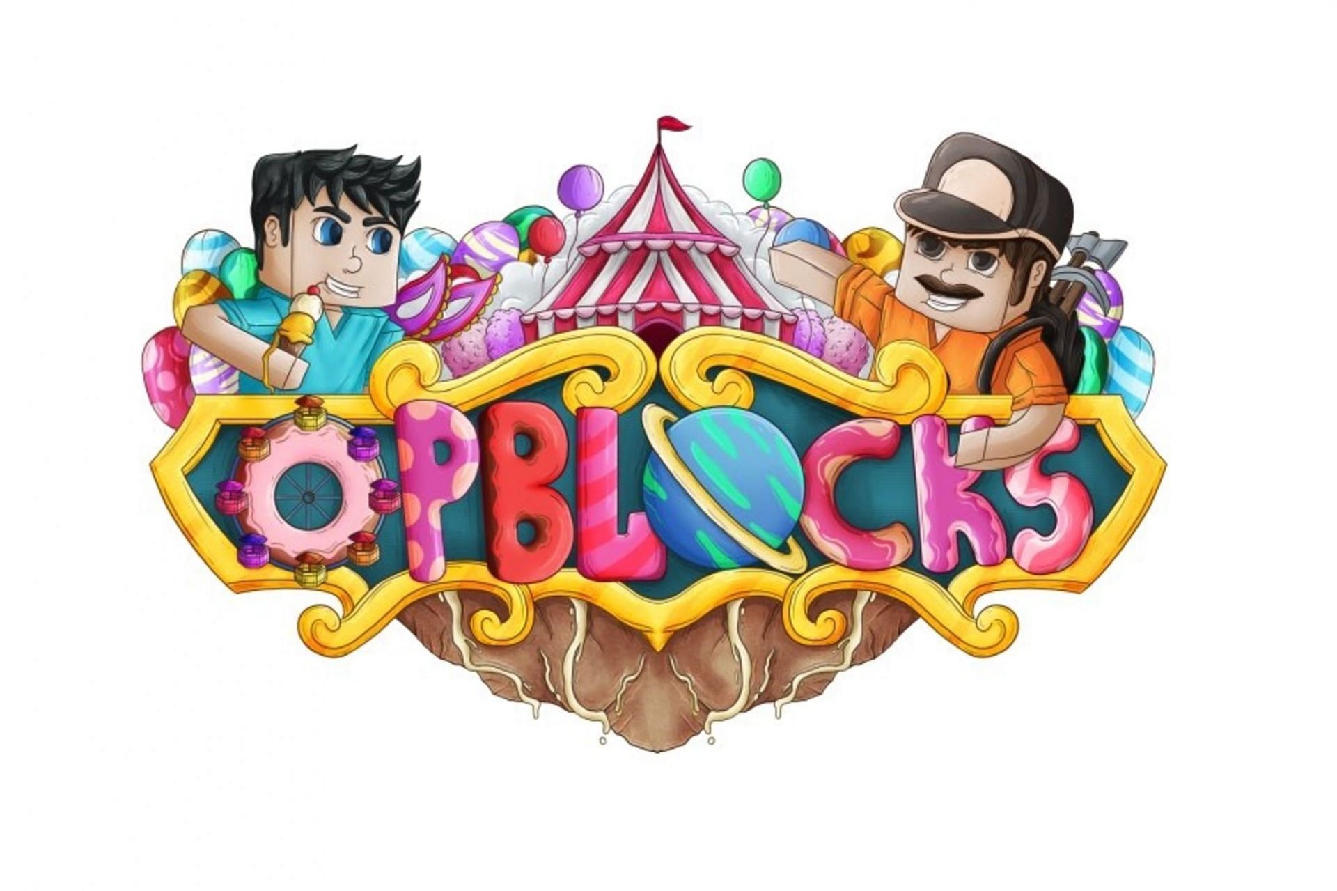 OPBlocks possesses a candy-themed motif for its various gameplay servers (Image via OPBlocks/Twitter)
