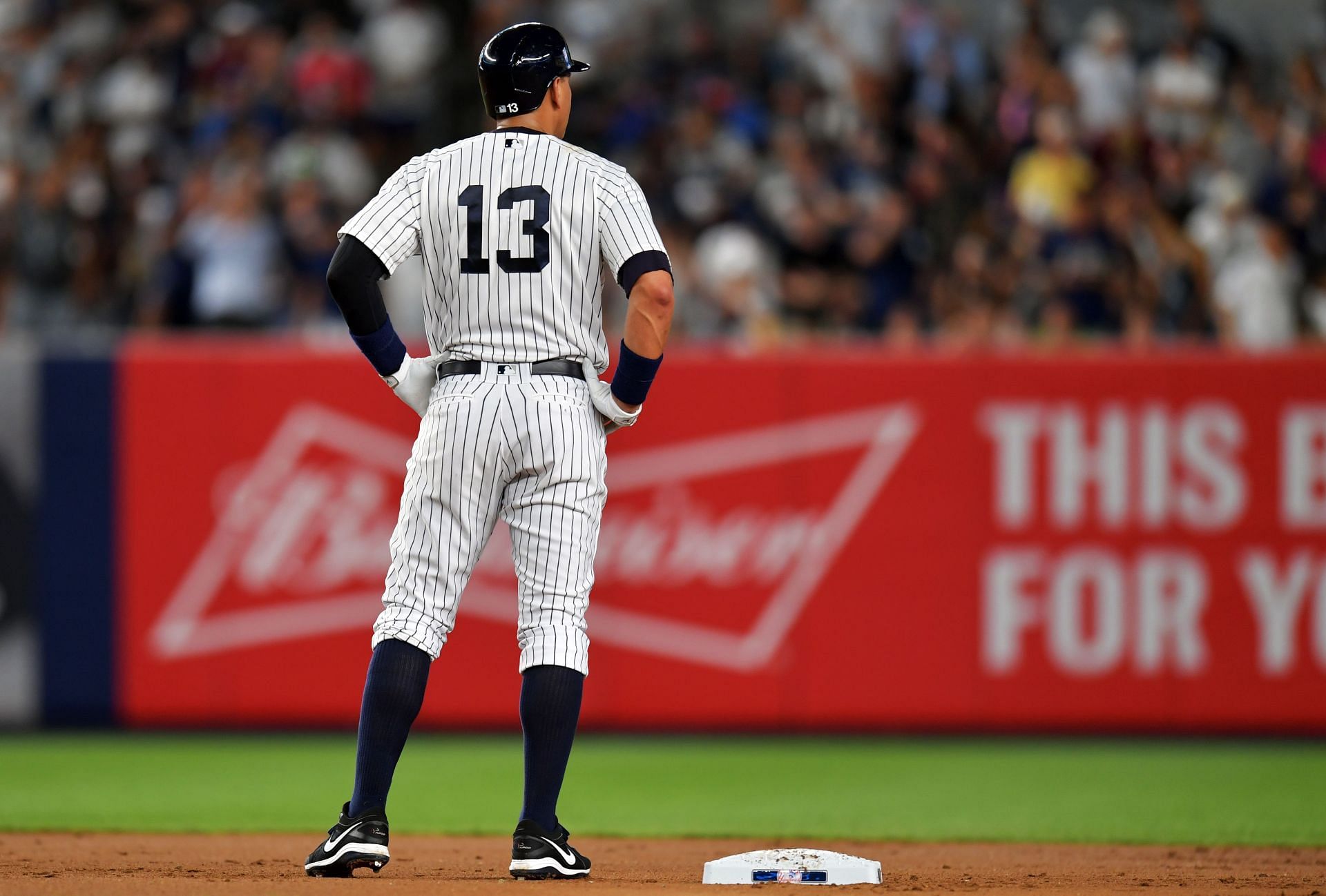 Former New York Yankees superstar Alex Rodriguez stole 329 bases and hit 696 home runs