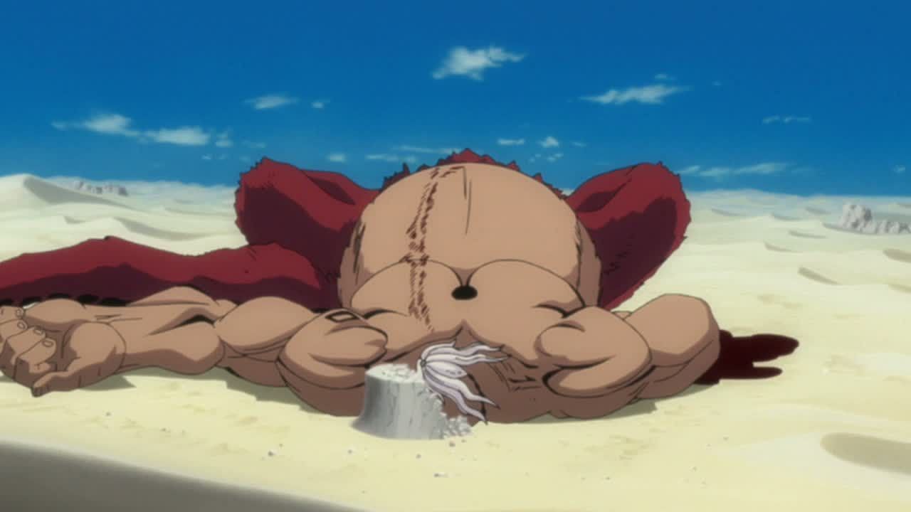 Yammy Llarge seen in his post-release state in the series&#039; anime (Image via Studio Pierrot)