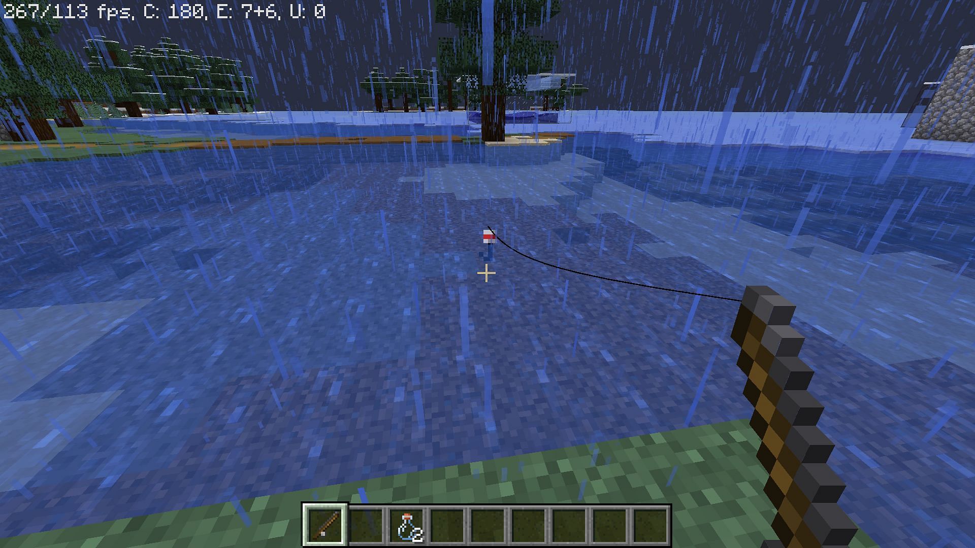 Fishing (Image via Minecraft)