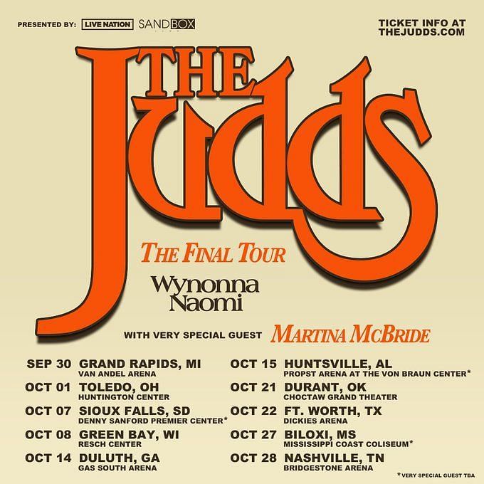 judds final tour dates 2022