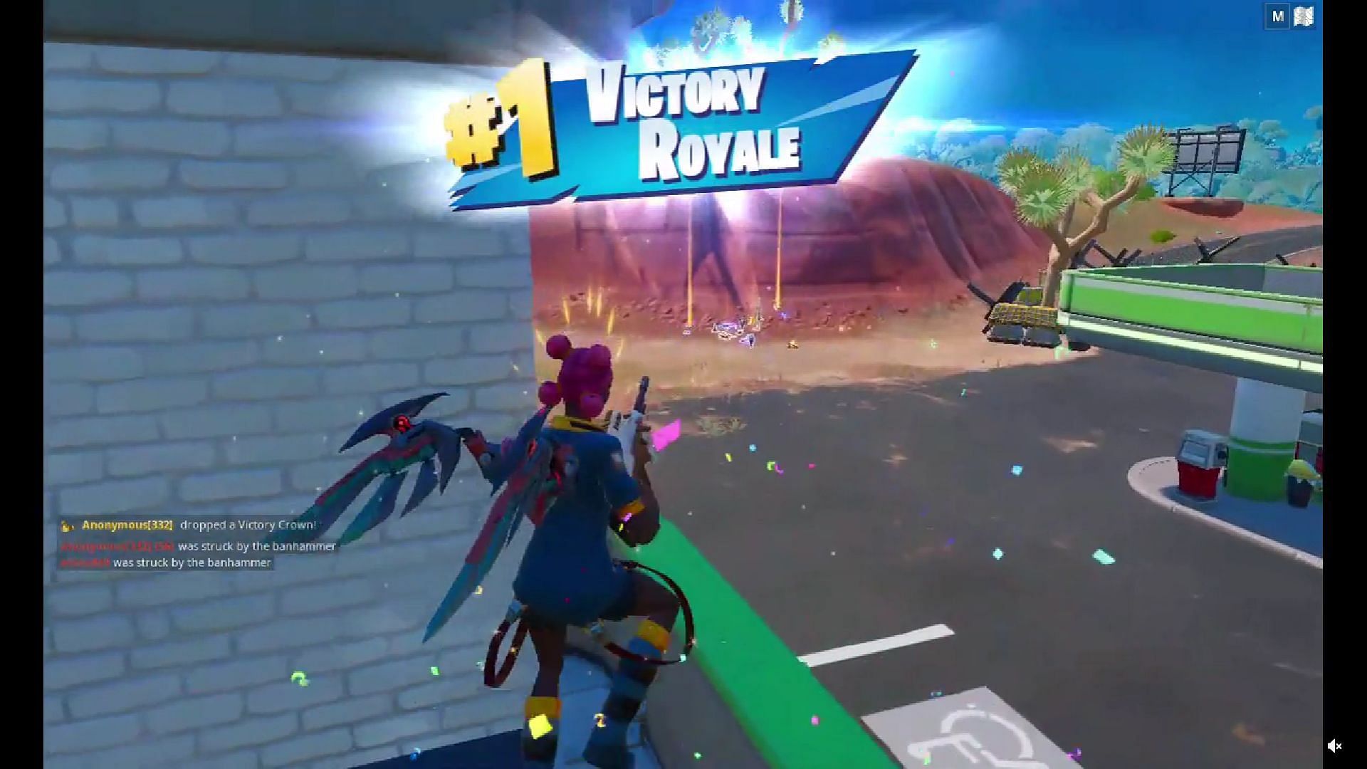Reddit user theMightyPanda27 gets an unexpected Victory Royale (Image via u/theMightyPanda27/Reddit)