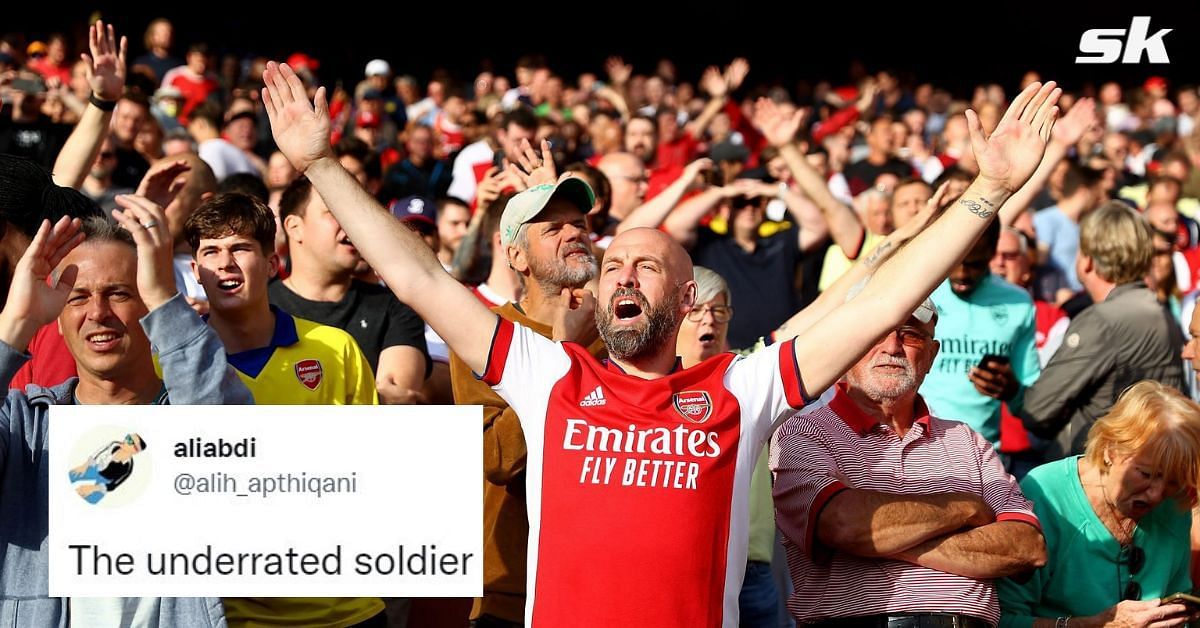 Fans salute &lsquo;underrated soldier&rsquo; for display in 3-1 win over United