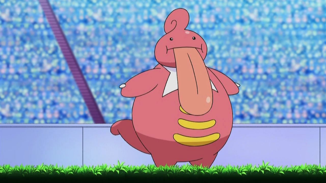 Lickilicky, as it appears in the anime (Image via The Pokemon Company)
