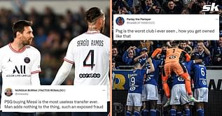 Twitter explodes as PSG blow two-goal lead during dramatic 3-3 draw against Strasbourg
