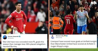 Twitter explodes as Manchester United suffer embarrassing 4-0 defeat to Liverpool in the absence of Cristiano Ronaldo