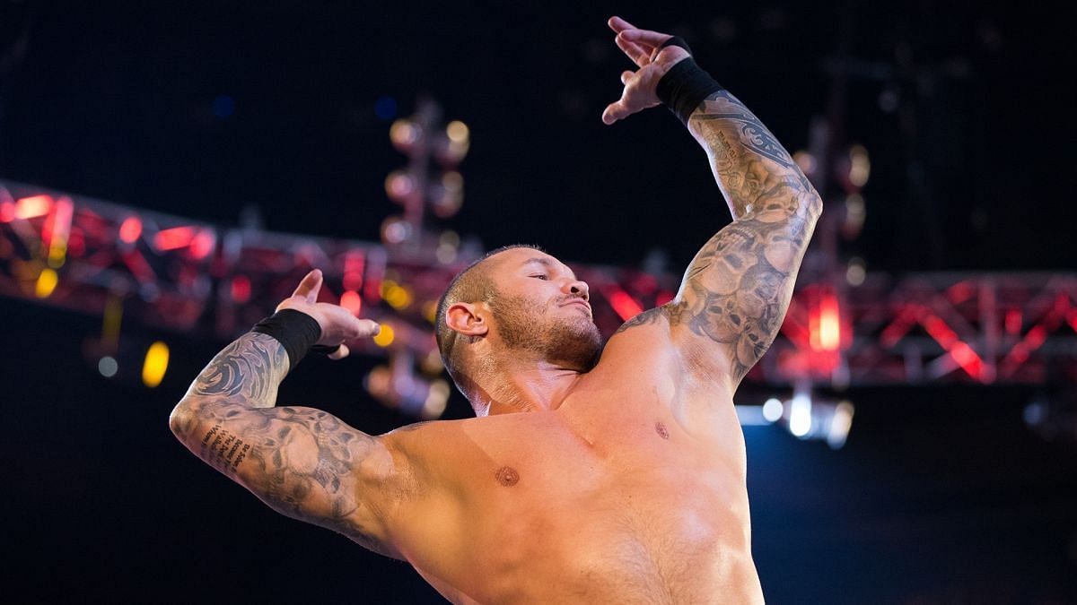 Orton performing his iconic pose