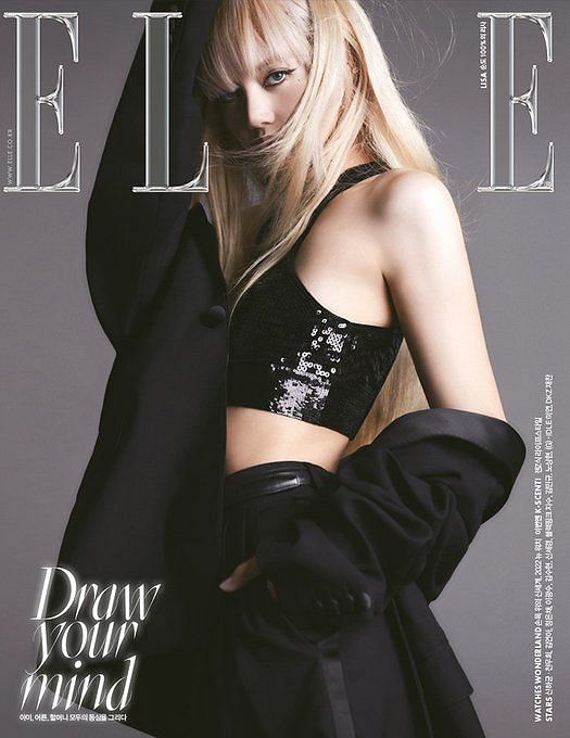 Black Pink strikes pose on cover of Elle