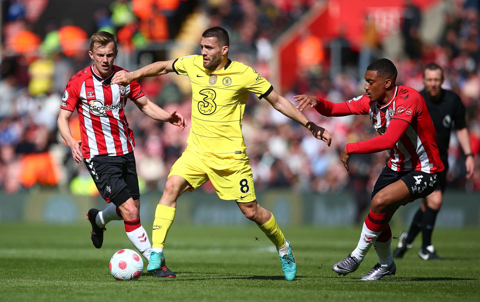 Mateo Kovacic in action against Southampton.