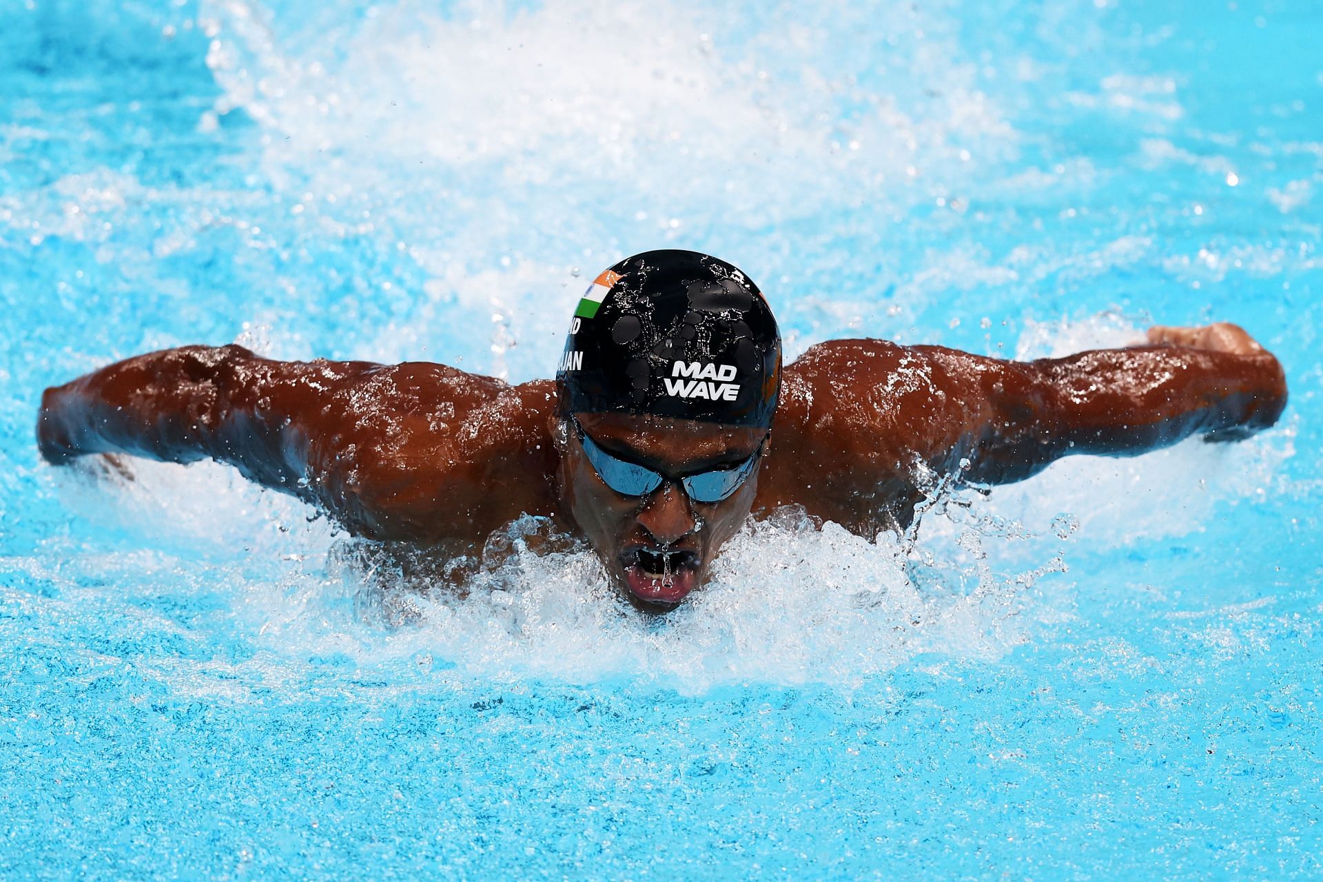 Swimming - Olympics: India&#039;s Sajan Prakash in action