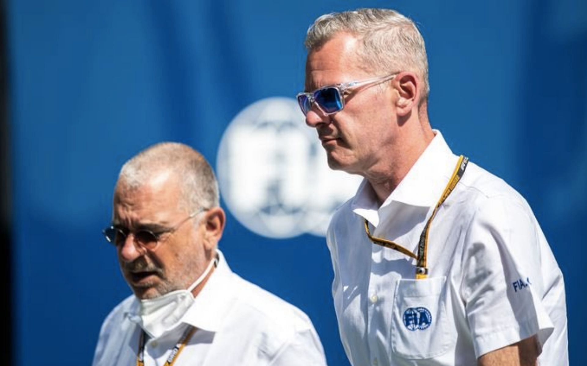 F1 race directors, Eduardo Freitas (left) and Niels Wittich (right)
