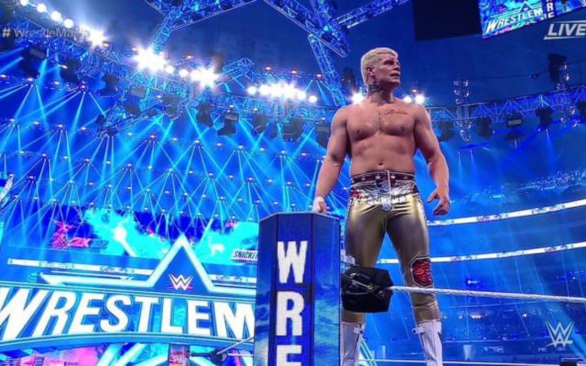 Cody Rhodes returned to WWE at WrestleMania 38.