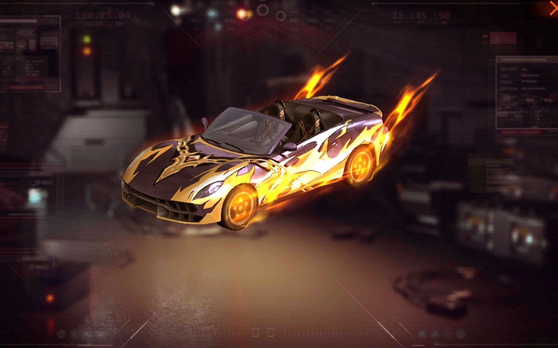 Golden Undaunted is the name of the car skin that users can receive for free (Image via Sportskeeda)