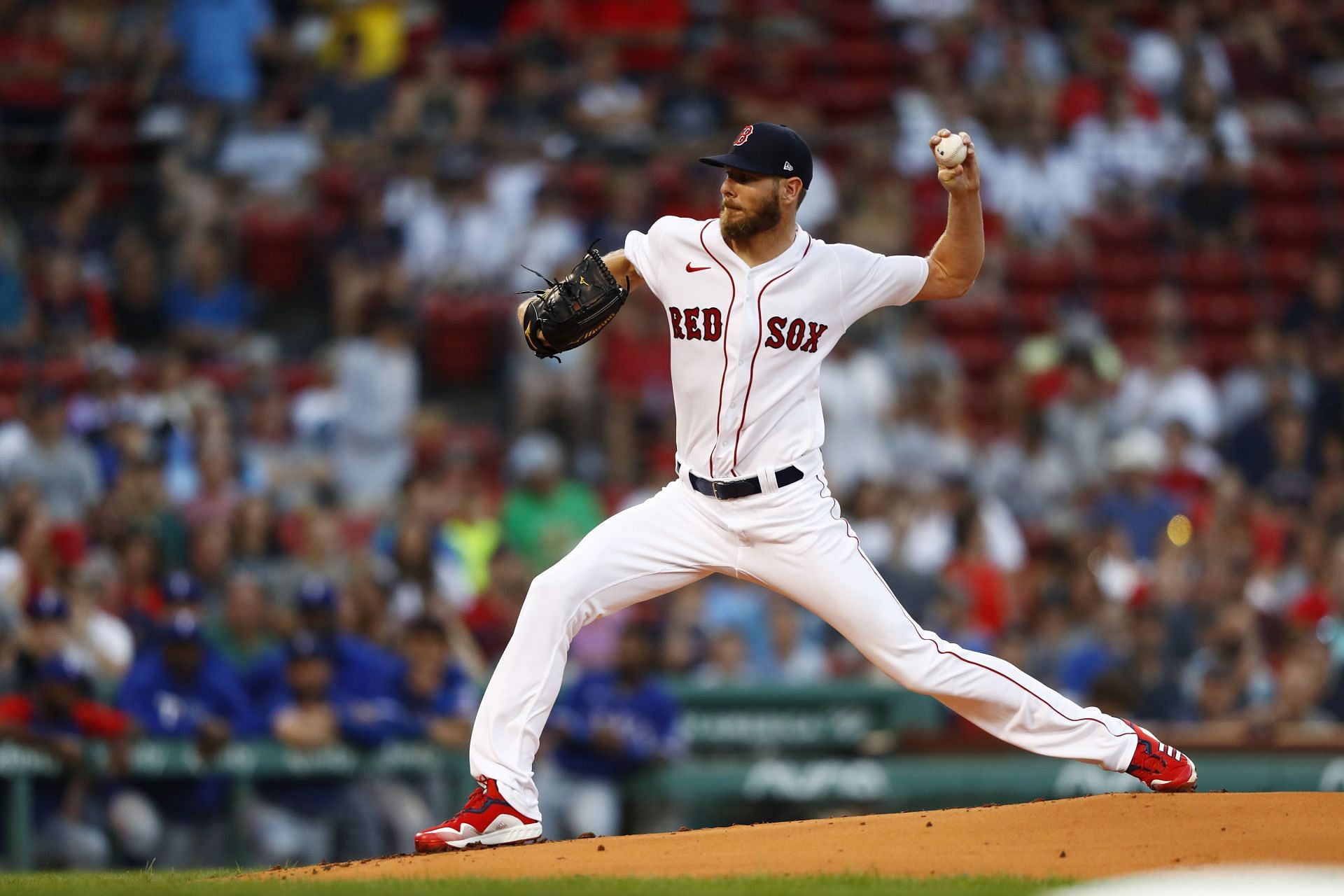 Sale pitching for the Boston Red Sox