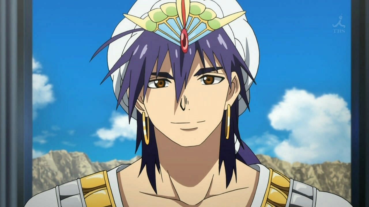 Sinbad seen in the Magi anime (Image via A-1 Pictures)