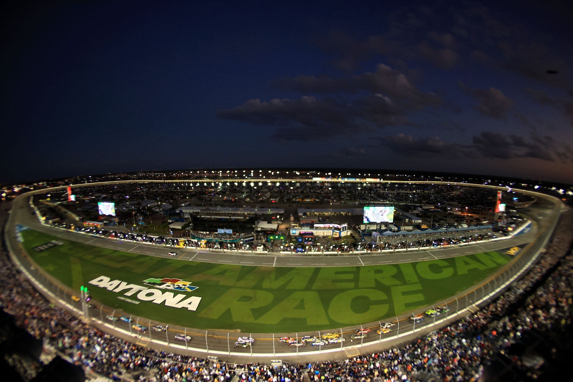 A general view of during the NASCAR Cup Series 64th Annual Daytona 500 at Daytona International Speedway. (Photo by Mike Ehrmann/Getty Images)