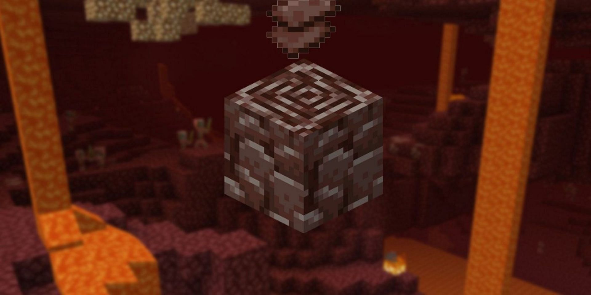 Ancient debris is a tough find, but there&#039;s hope (Image via Mojang)