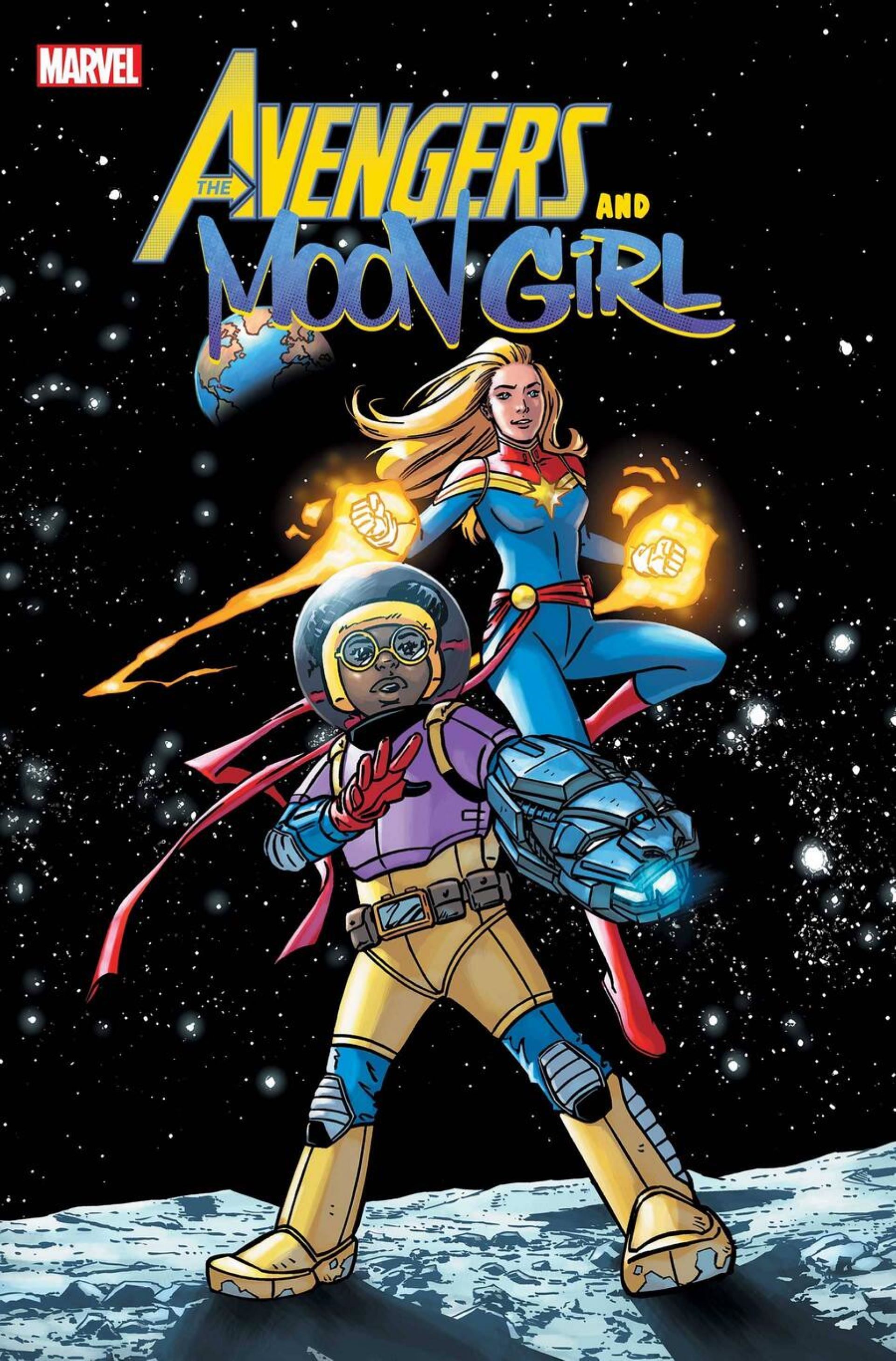 Moon Girl will protect the Earth with the other mighty Avengers (Image via Marvel)