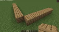 Calculate the dimensions of the build constantly to avoid mistakes (Image via Minecraft)