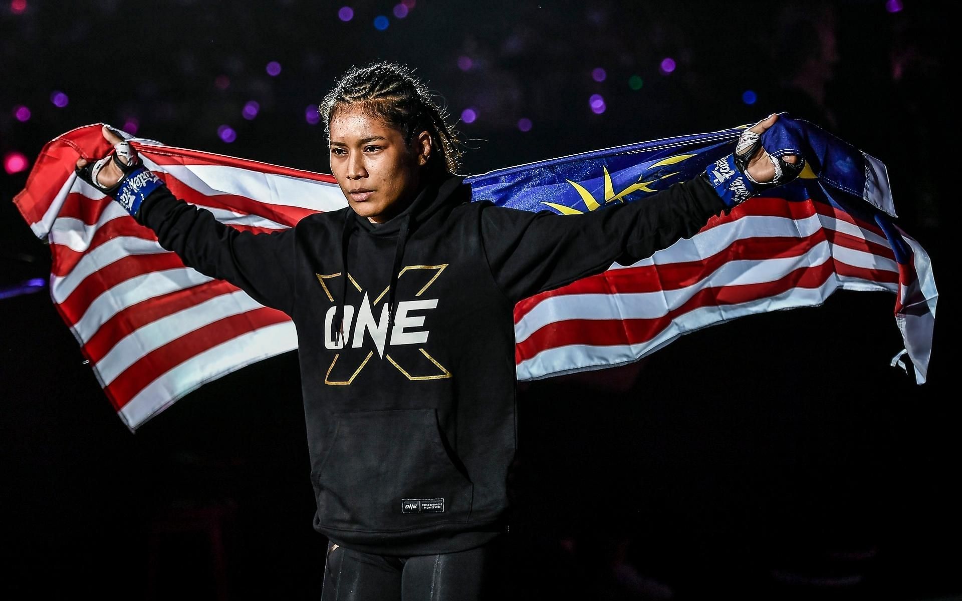 ONE Championship atomweight Jihin Radzuan wants to bring ONE Championship events back to Malaysia. (Image courtesy of ONE Championship)