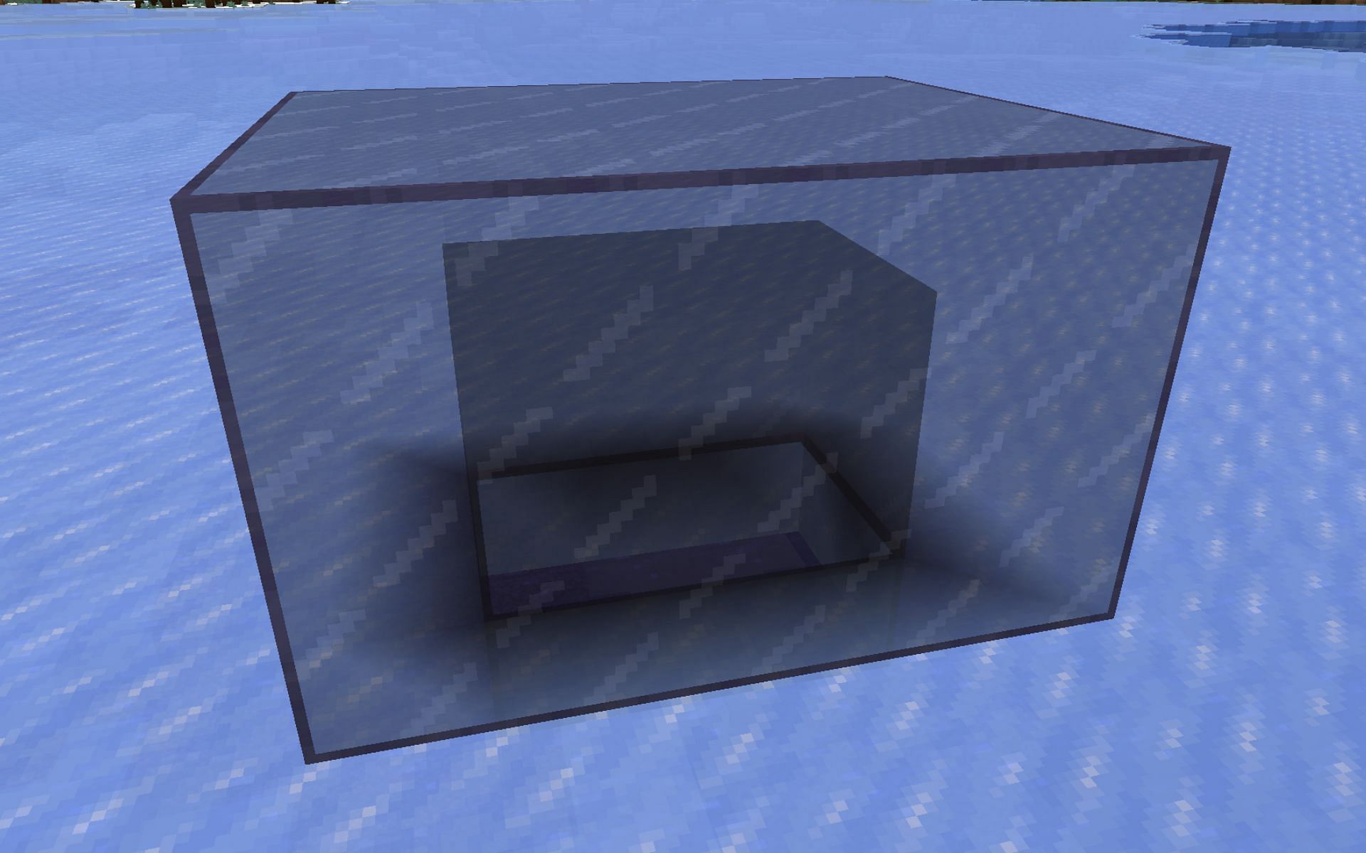 Tinted glass (Image via Minecraft)